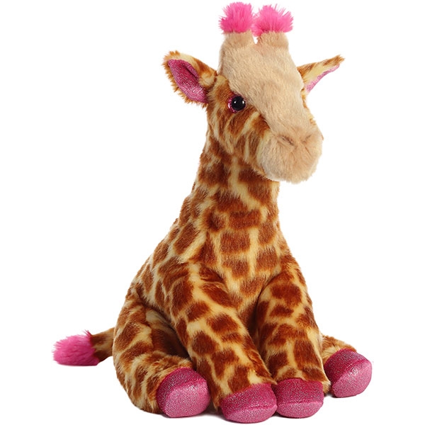 GIRAFFE WITH PINK ACCENTS PLUSH